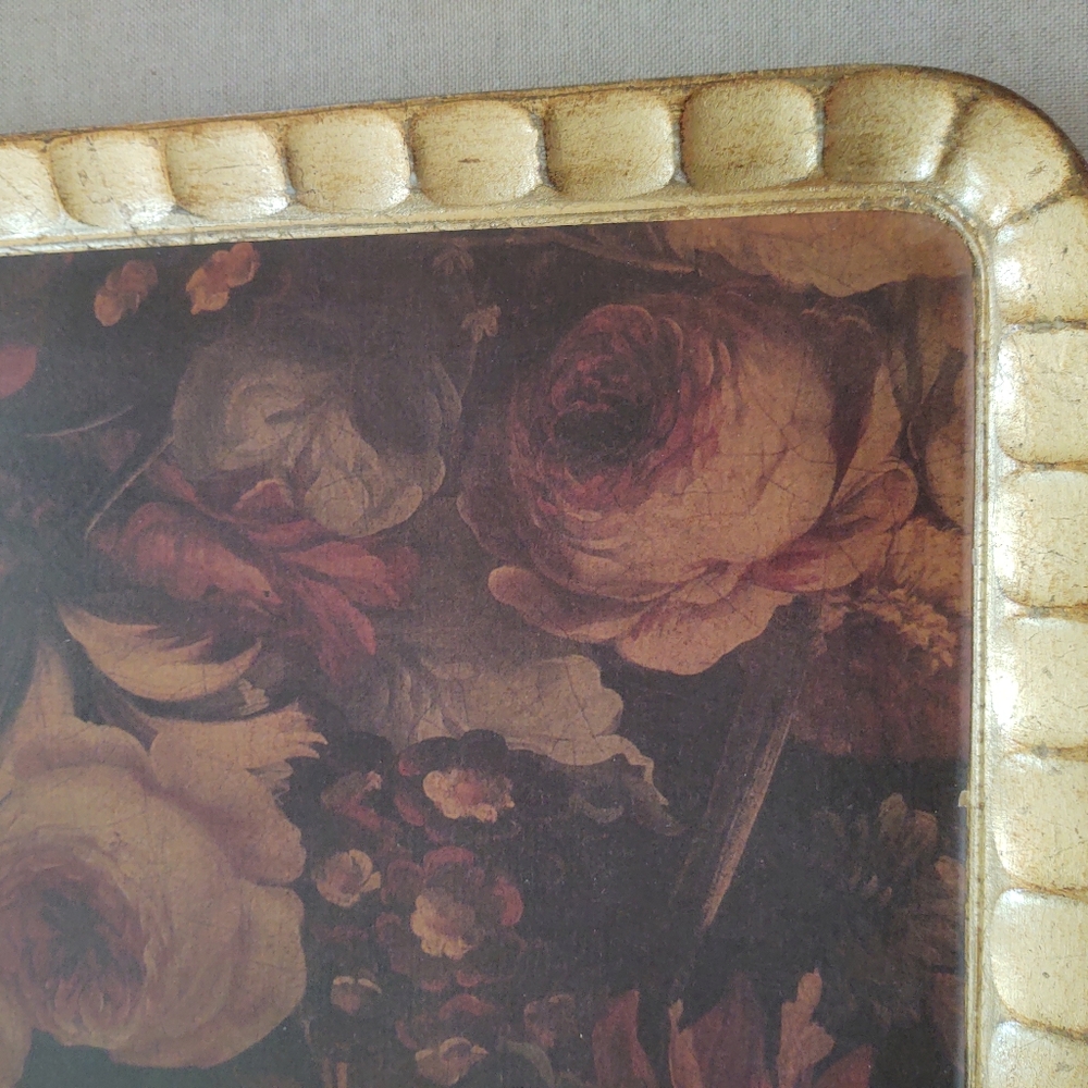 🇮🇹Made In Italy 🖌️Hand Painted~ Florentine Sezzatini Tray~`•